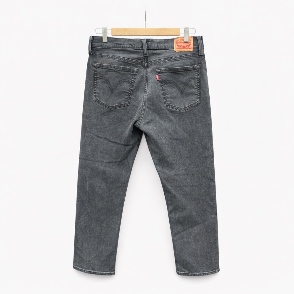 Levi’s Wedgie Straight Jeans Gray High Rise Button Fly 31 - Picture 5 of 8